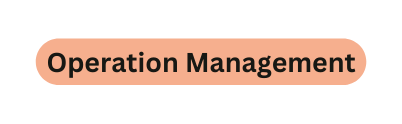 Operation Management